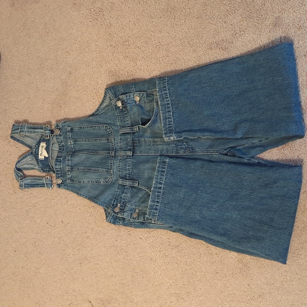 Madewell straight leg overalls